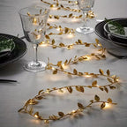 golden leaf LED fairy light