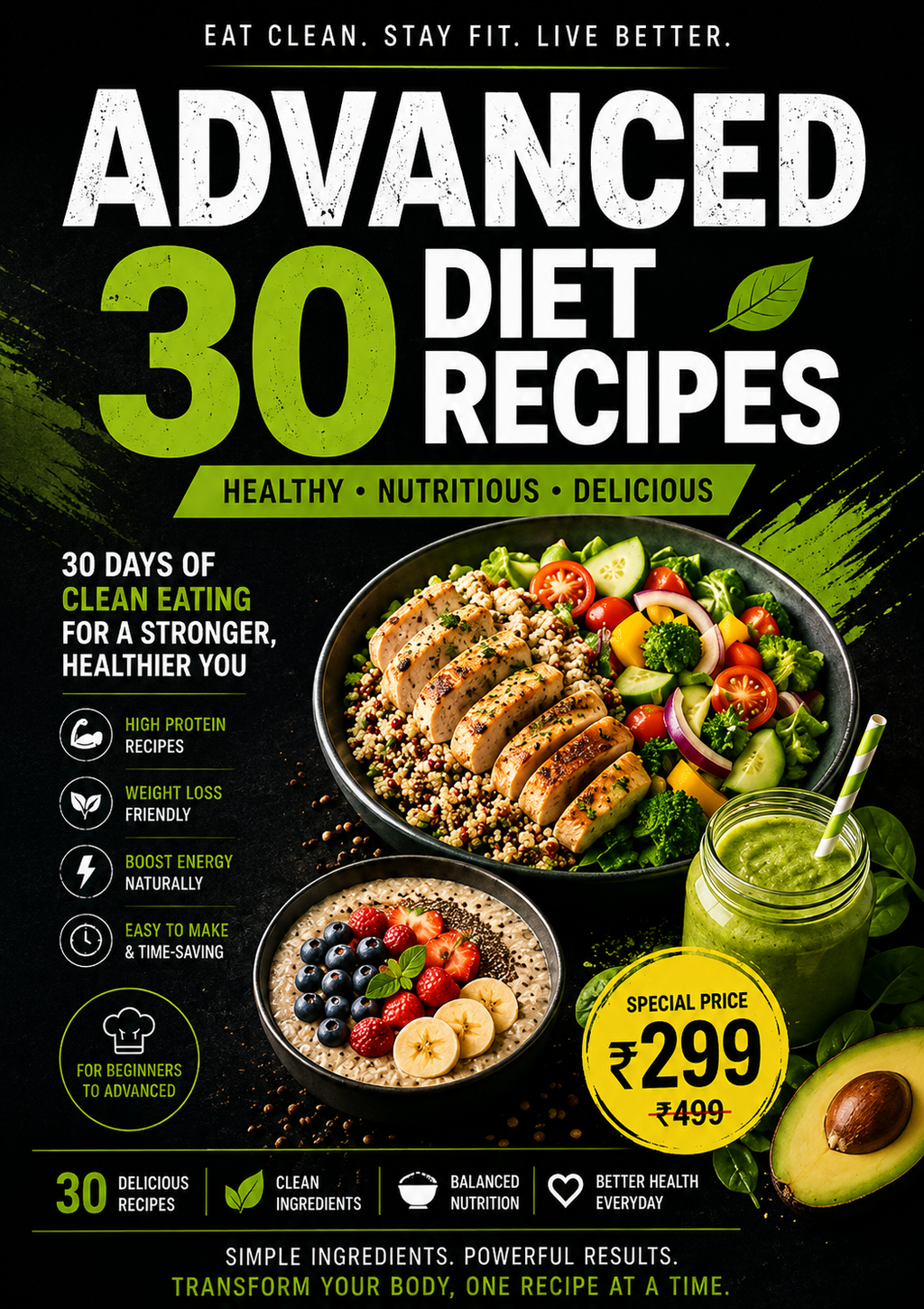 Advance 30 diet recipes ebook